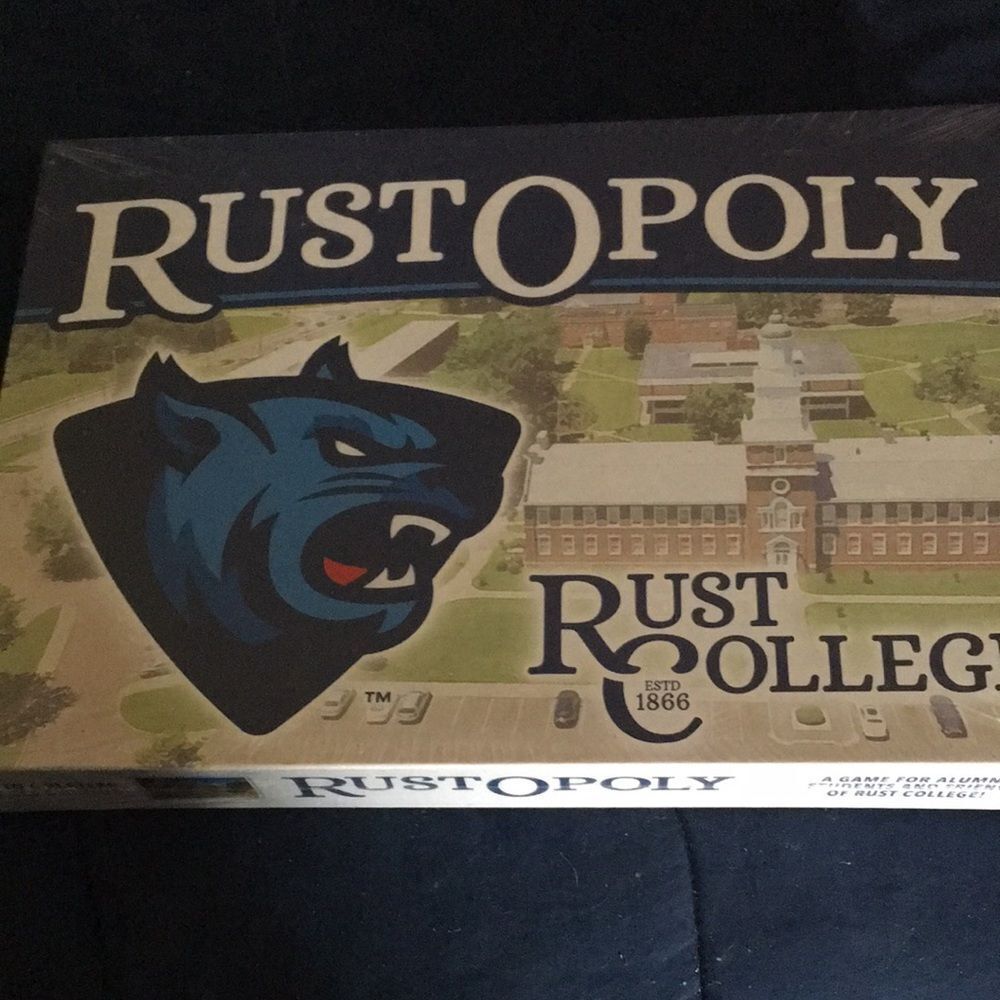 Rustopoly Board Game – Rust College Blue Panther Logo